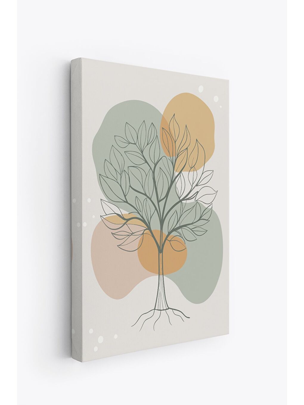 Beyaz Dekoratif Kanvas Tablo - ERSYSB031 - ERSYSB031-4060-1