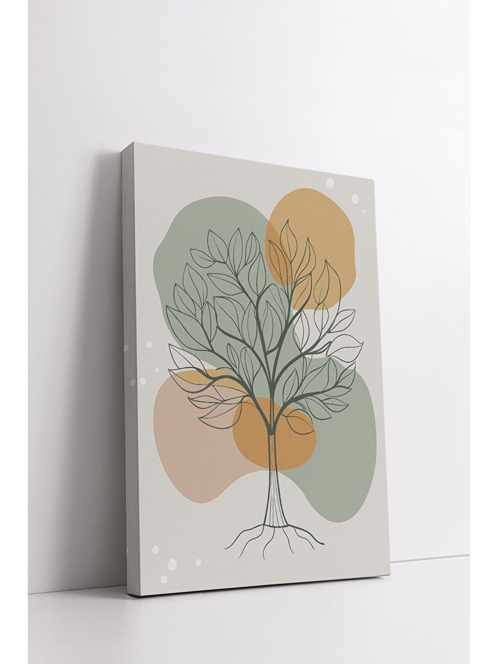 Beyaz Dekoratif Kanvas Tablo - ERSYSB031 - ERSYSB031-5070-2