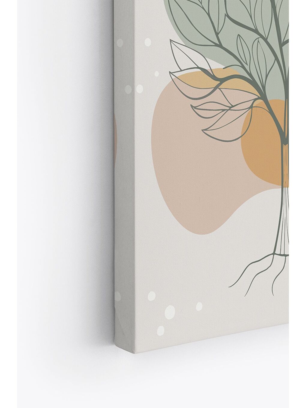 Beyaz Dekoratif Kanvas Tablo - ERSYSB031 - ERSYSB031-5070-3