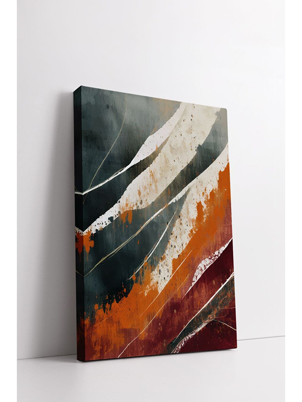 Beyaz Dekoratif Kanvas Tablo - ERSYSB041 - ERSYSB041-4060-2