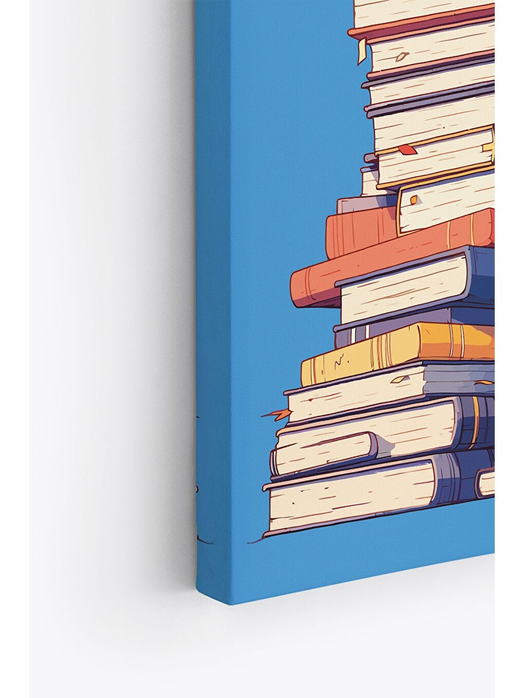 Beyaz Dekoratif Kanvas Tablo - ERSYSB046 - ERSYSB046-70100-3