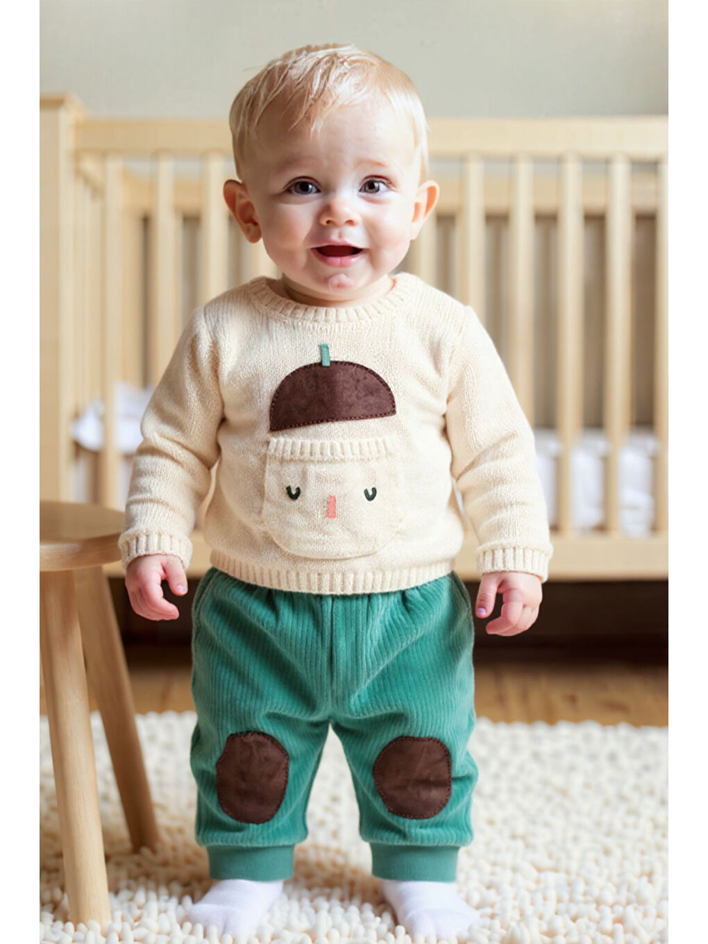 Karışık Erkek Bebek Meyve Baskılı Takım