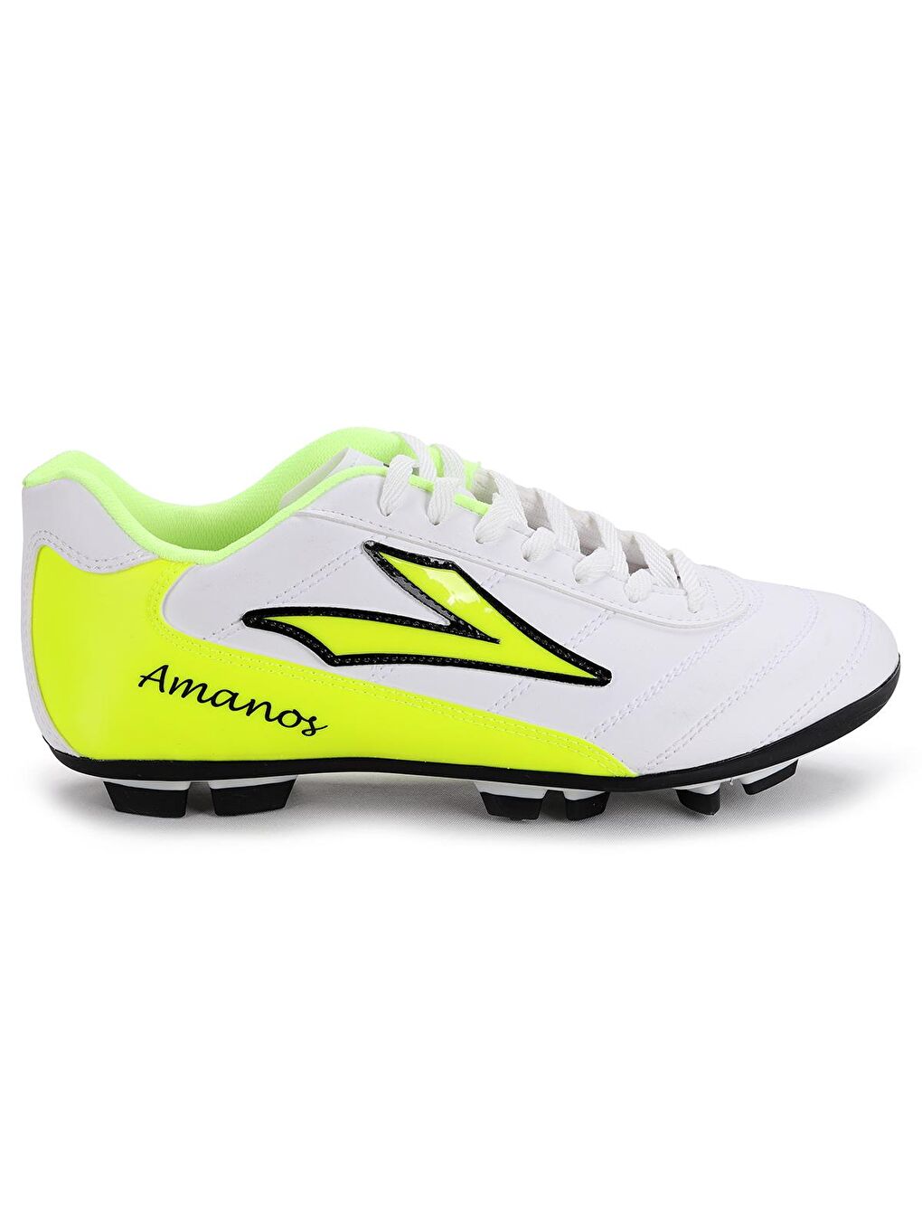 Beyaz Amanos Erkek Krampon Futbol Ayakkabı-3