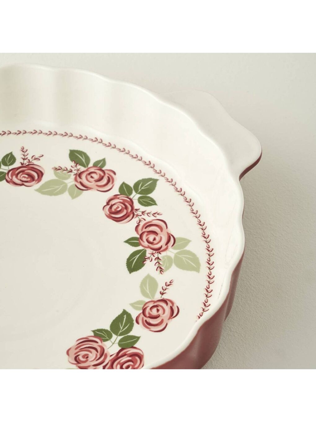 Rose Porselen Fırın Kabı Pembe (33x29x6 cm)-2