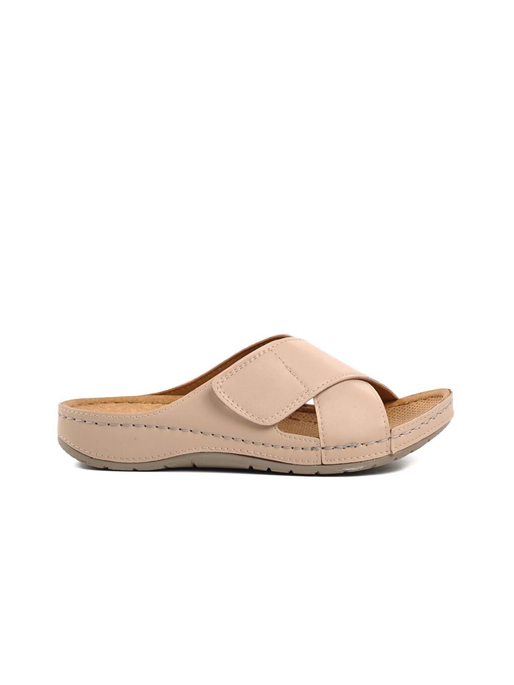 Halkis Bej Kadın Terlik