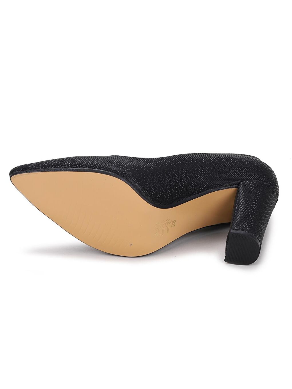 Siyah Günlük 8 Cm Topuklu Kadın Ayakkabı 600.115 Mercan Kova-5