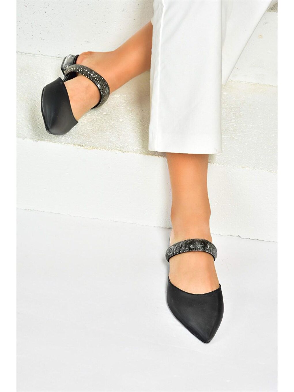 M272032104 Siyah Kadın Terlik-2