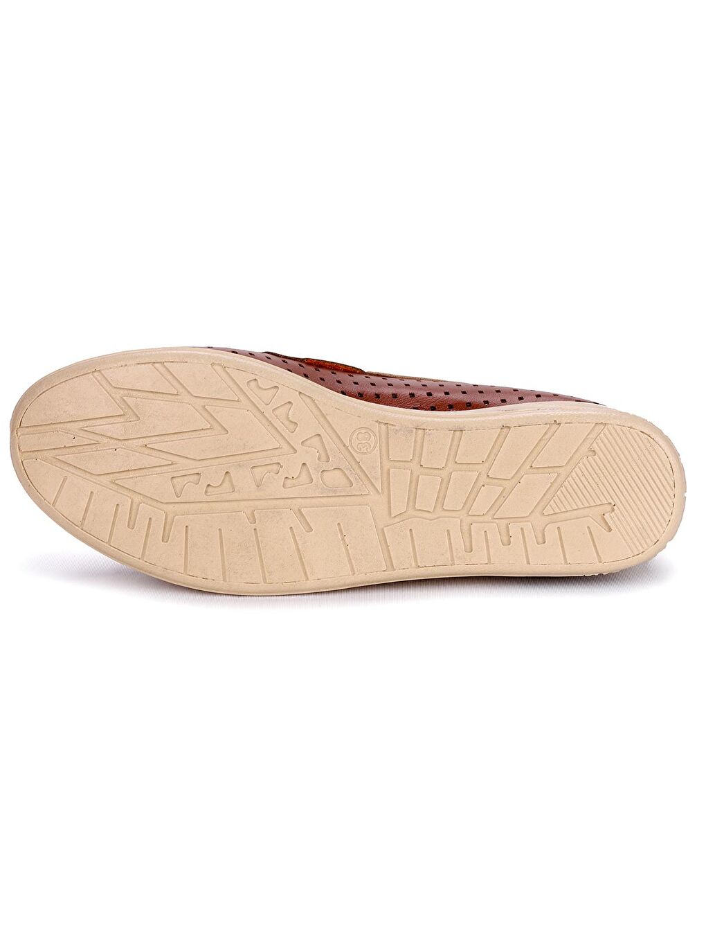 Kahverengi Bıyık Lazerli Günlük Kadın Babet Ayakkabı Cns 3074-5