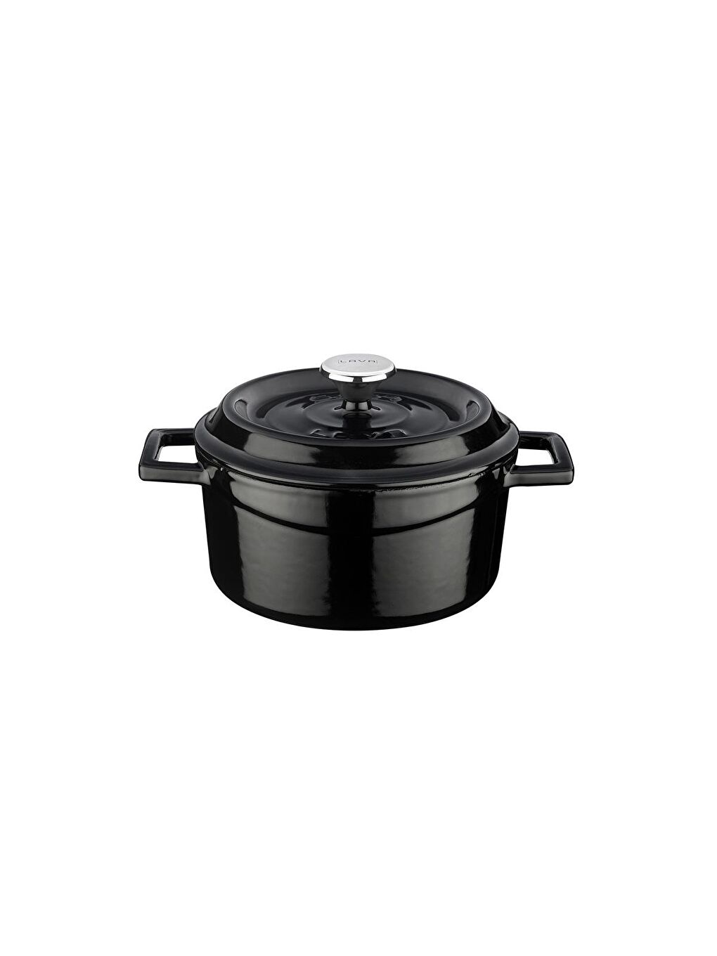 Siyah Yuvarlak Tencere. Trendy Çap(Ø) 12cm.