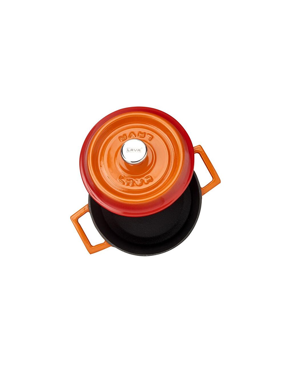 Turuncu Yuvarlak Tencere. Trendy Çap(Ø) 12cm.-1