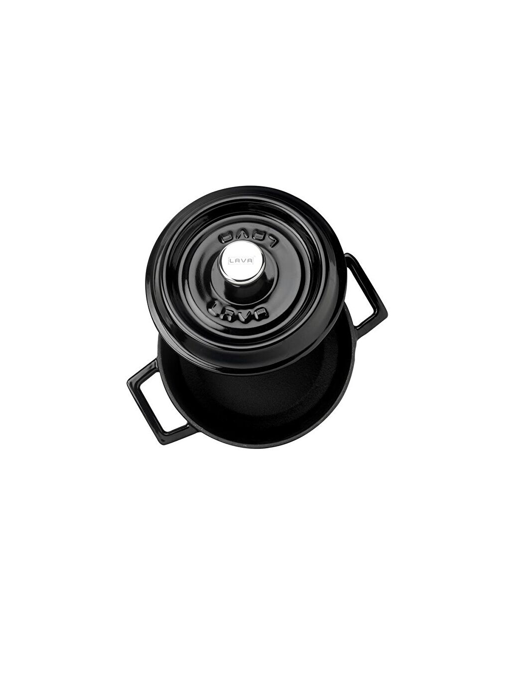 Siyah Yuvarlak Tencere. Trendy Çap(Ø) 12cm.-1