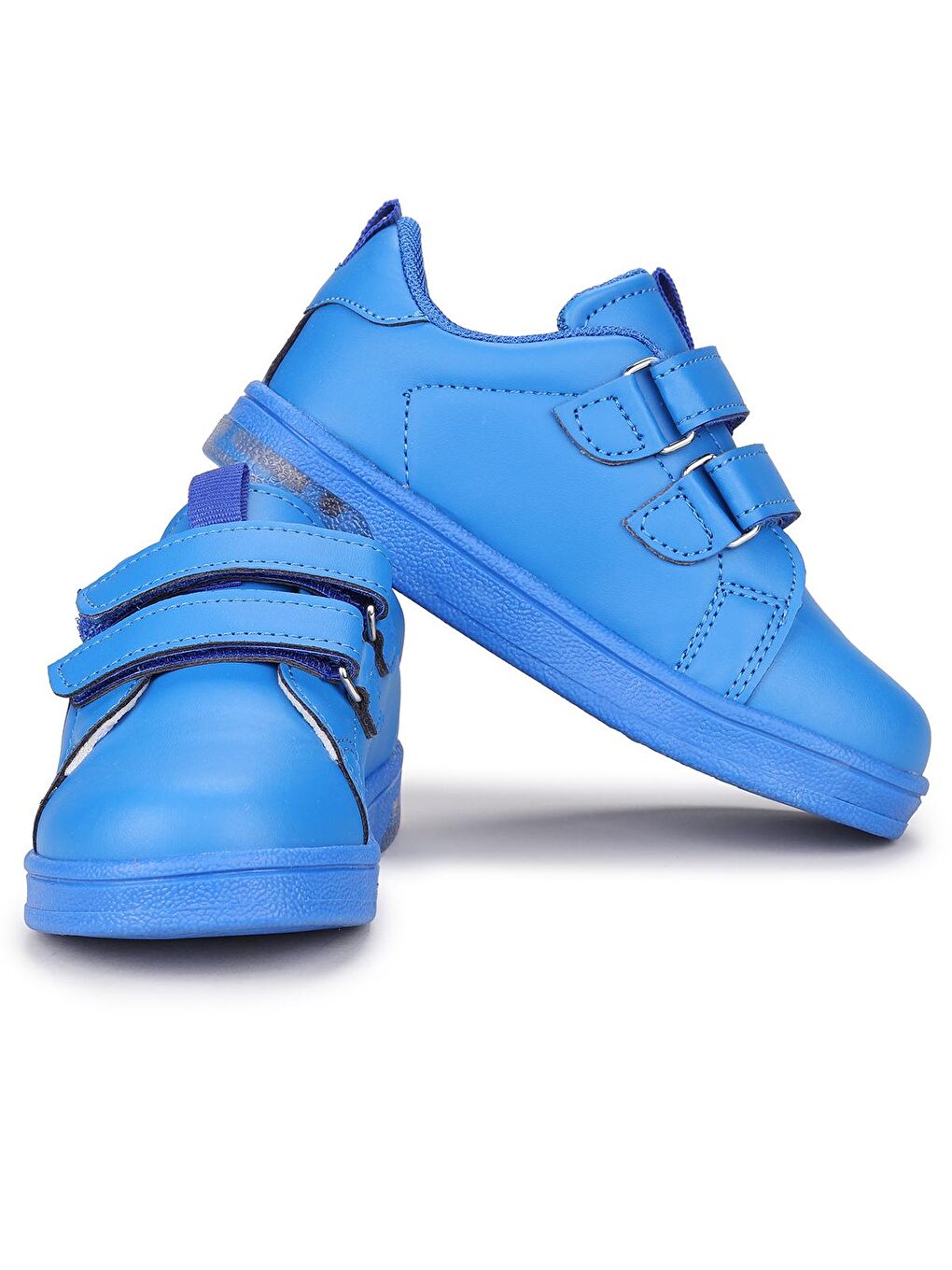 Mavi Pepe Günlük Cırtlı Işıklı Kız/Erkek Çocuk Spor Ayakkabı-1