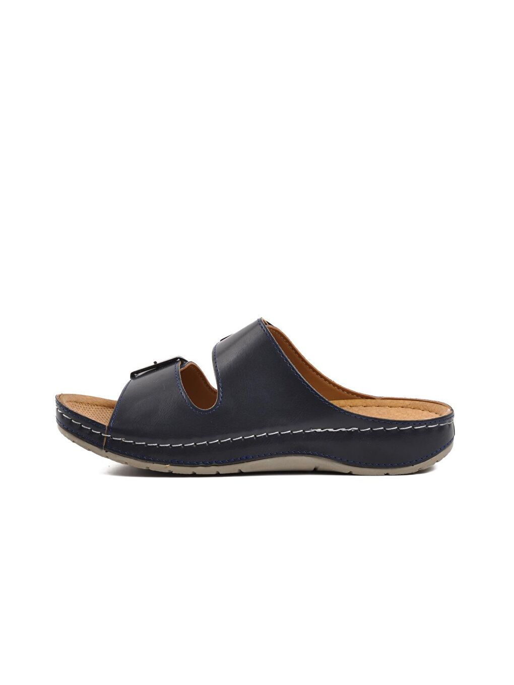 Serez Lacivert Kadın Terlik-1