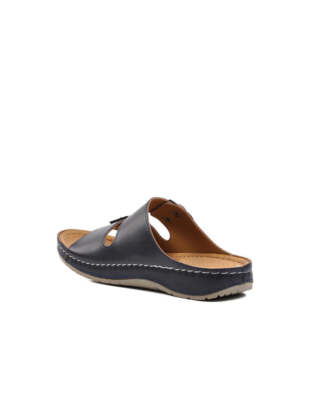 Serez Lacivert Kadın Terlik-3