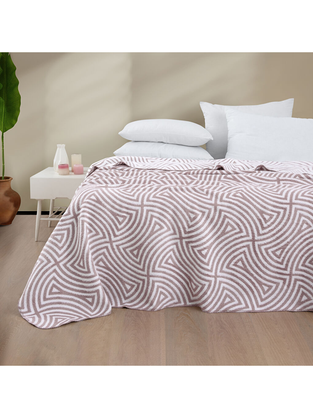 Casilla Çift Kişilik Battaniye 200x220-Mor