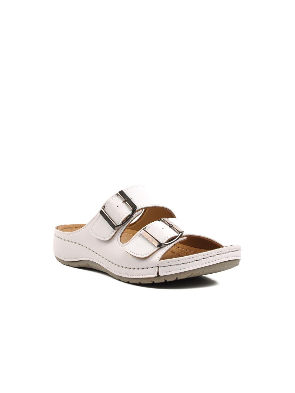 Serez Beyaz Kadın Terlik-2