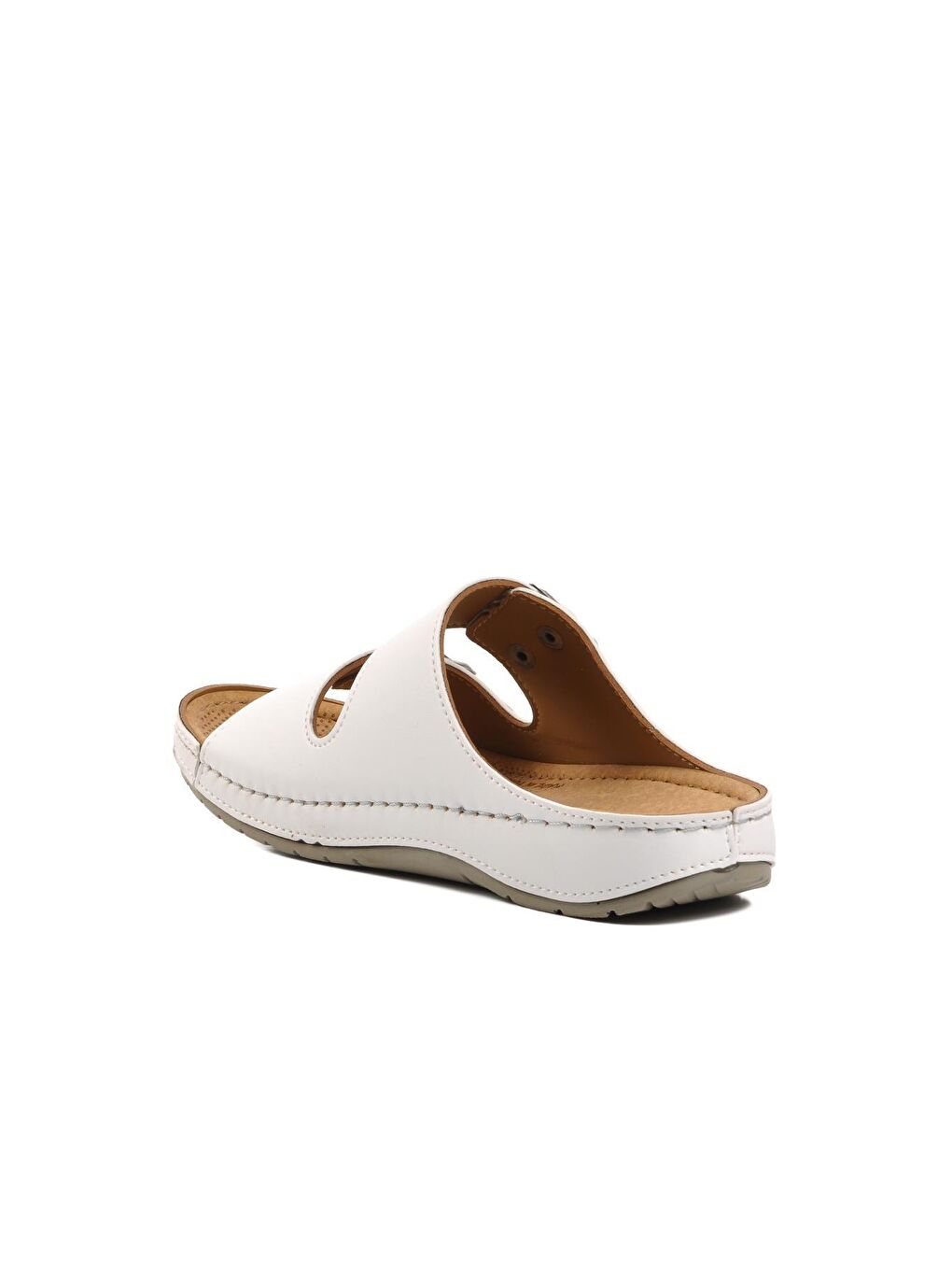 Serez Beyaz Kadın Terlik-3