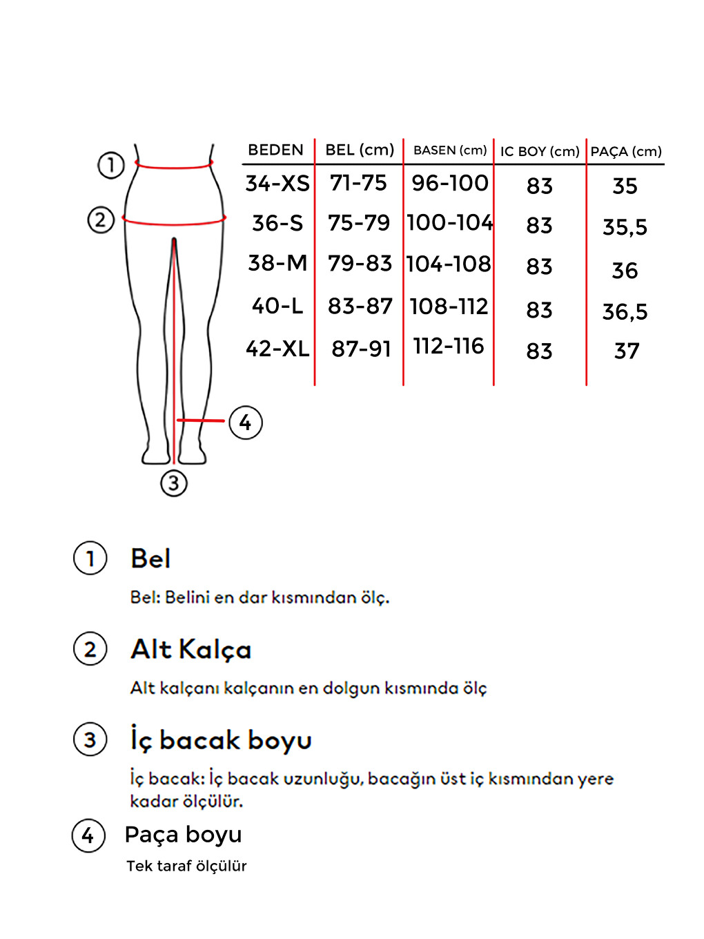 Mavi Palazzo Fit Tasarım Denim Jean-3