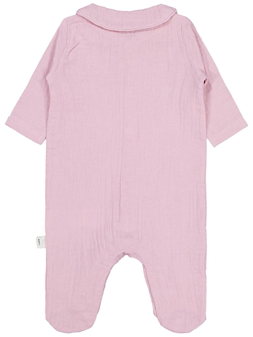 Baby Yakalı Ayıcık Baskılı 1-9 Ay Tulum - Pembe 6-9 Ay-1