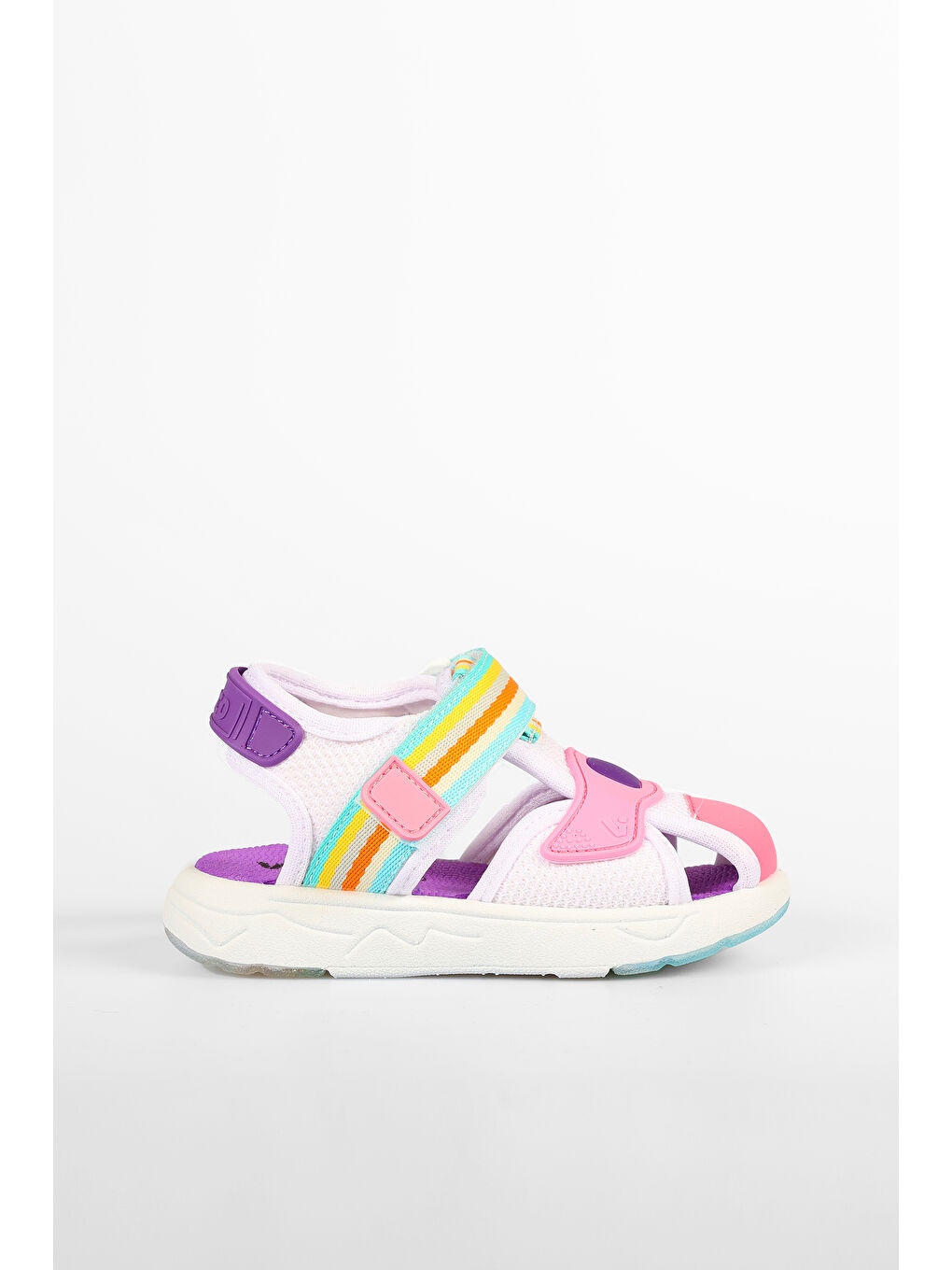 Flow II Hafif Kız Bebek Beyaz/Pembe Sandalet