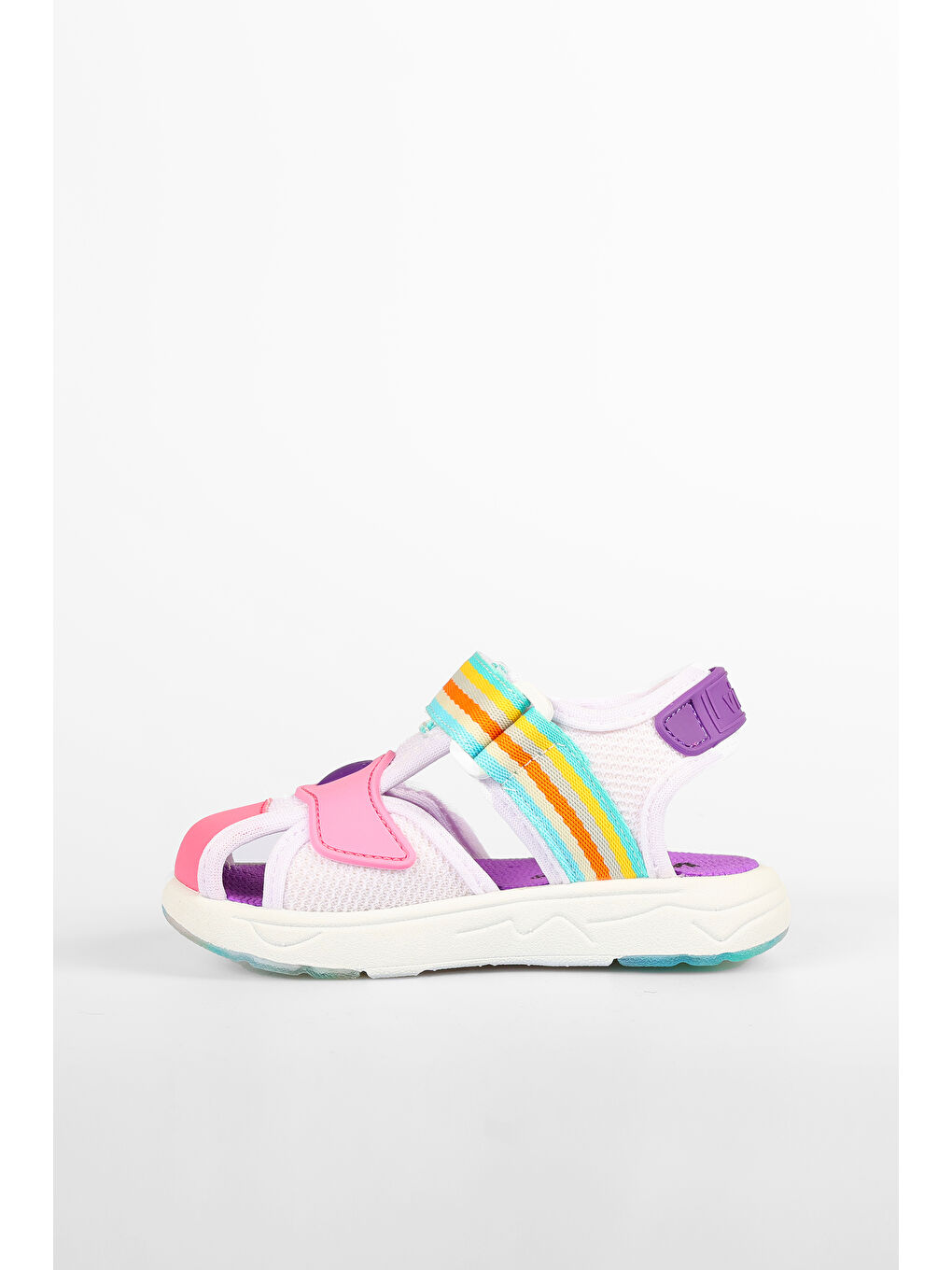 Flow II Hafif Kız Bebek Beyaz/Pembe Sandalet-1