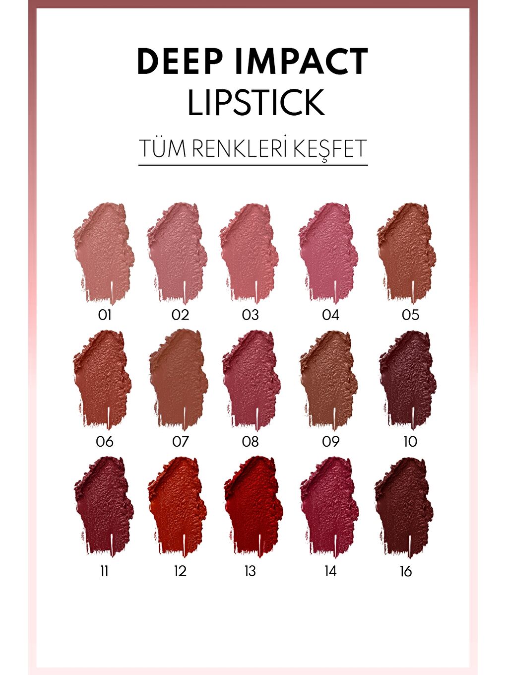 Note Cosmetique Deep Impact Lipstick Kremsi Dokulu Yarı Parlak Ruj 06 Cinnamon - Kahverengi - 4