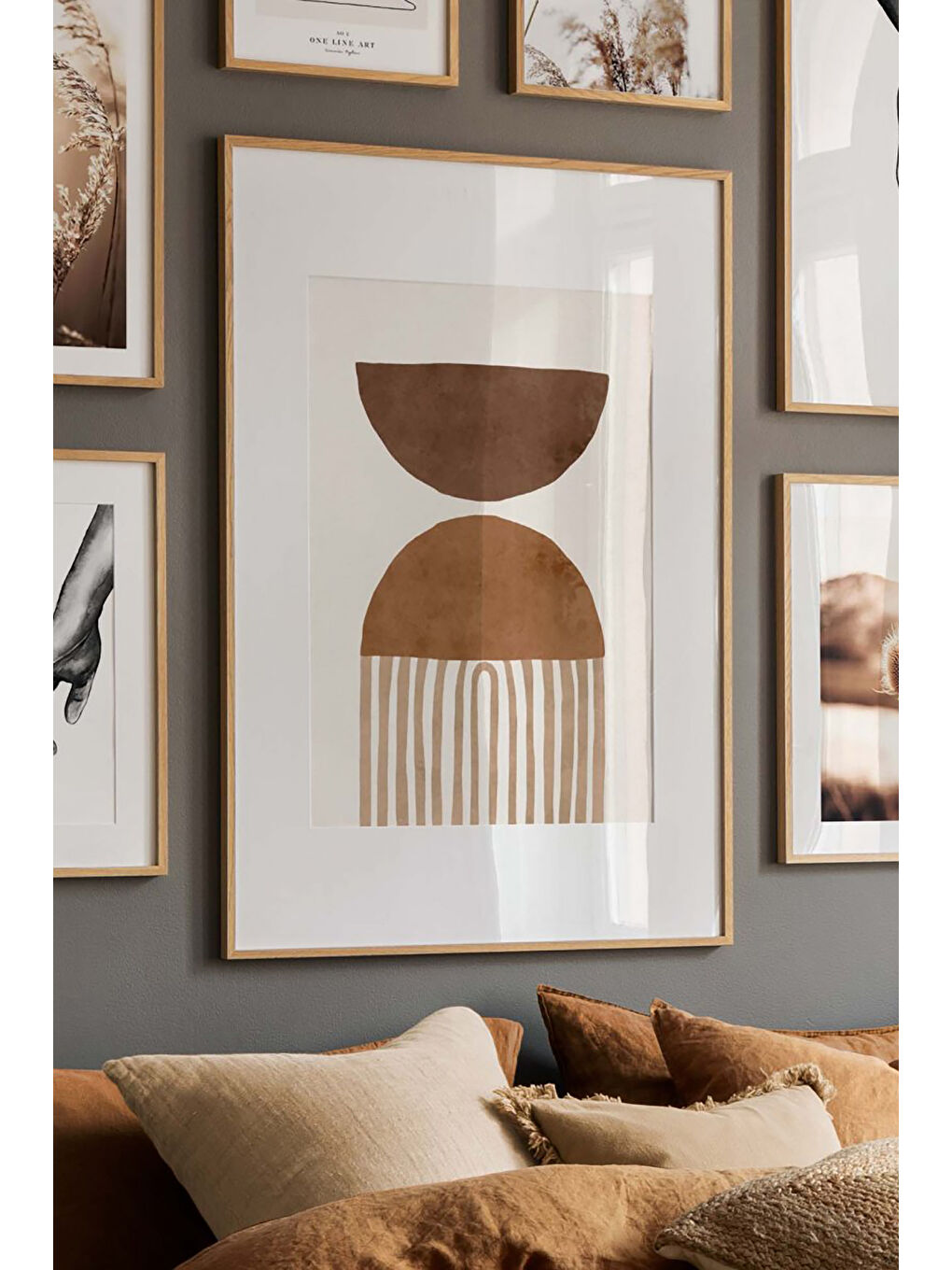 Beyaz Tek Parça Çerçeve Görünümlü Mdf Tablo - TEKHAMMDF47