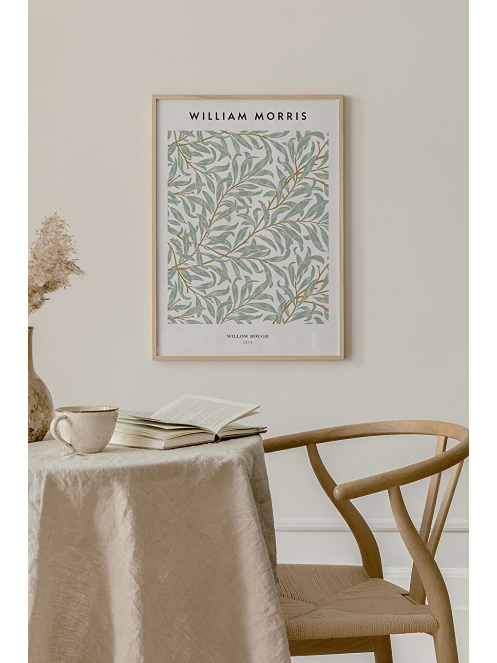 Beyaz Tek Parça Çerçeve Görünümlü Mdf Tablo - TEKHAMMDF70