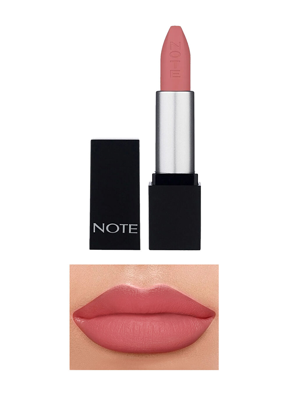 Note Cosmetique Mattever Lipstick Yarı Mat Saten Bitişli Ruj 05 Rose Delights - Pembe - 1