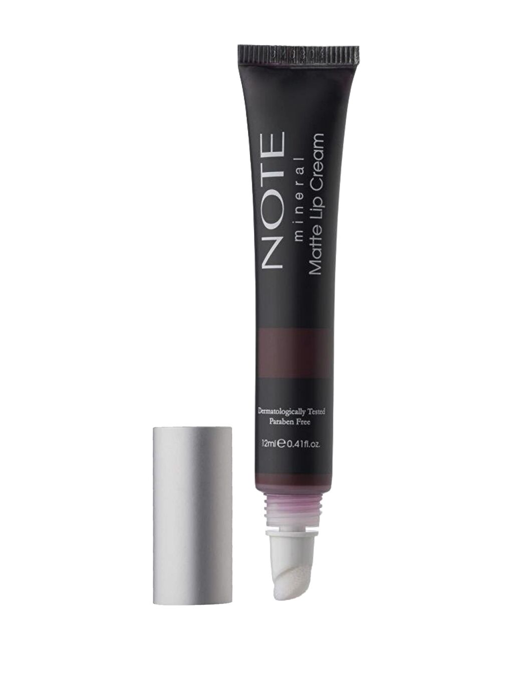 Note Cosmetique Mineral Matte Lip Cream Yarı Mat Bitişli Likit Ruj 08 Queen of Night - Mor