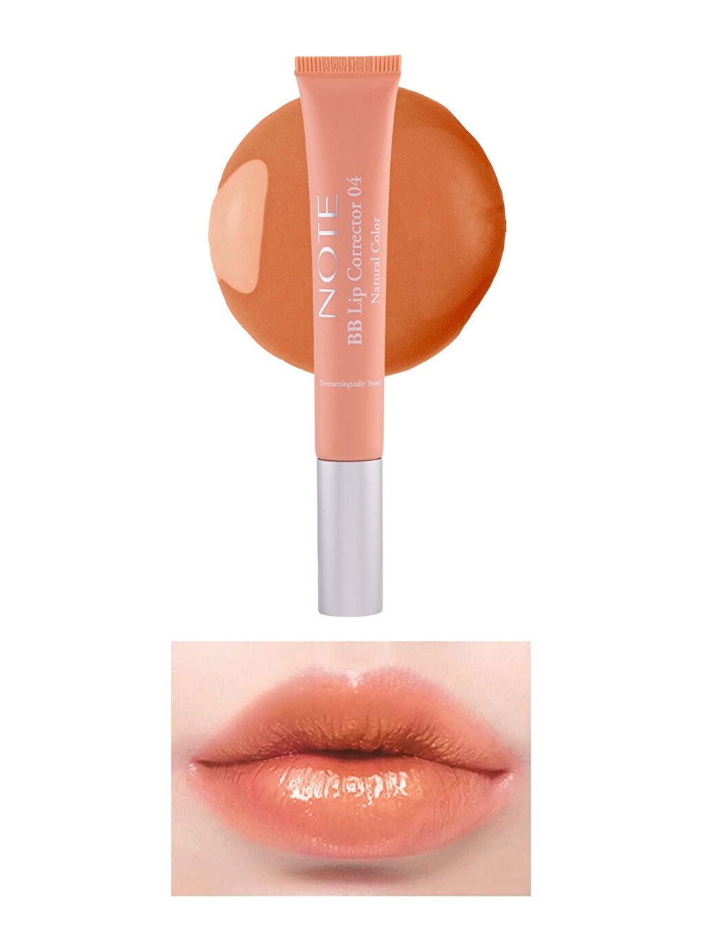 Note Cosmetique Note BB Lip Corrector 04 Renk Eşitleyici Dudak Parlatıcısı - Turuncu - 1