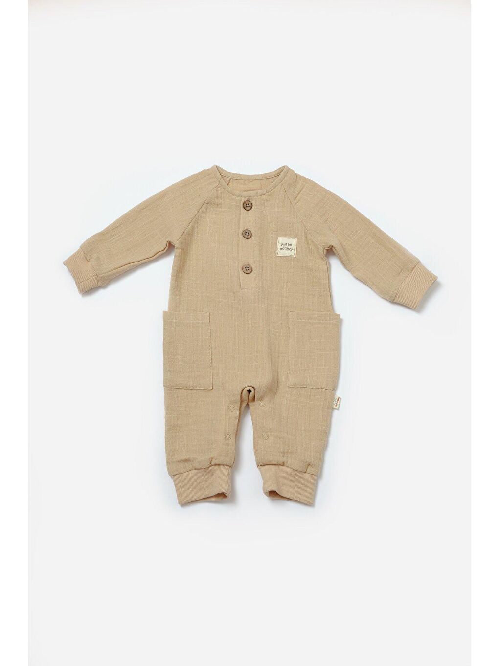 Bej Müslin Cepli Tulum