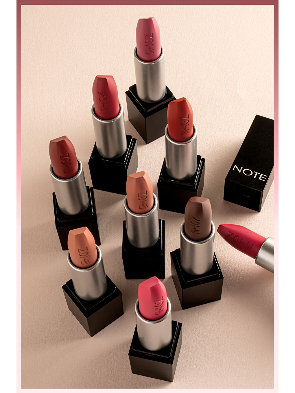 Note Cosmetique Mattever Lipstick Yarı Mat Saten Bitişli Ruj 03 Ethereal - Açık Nude - 4