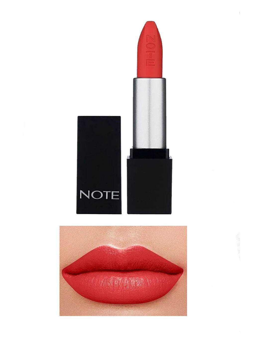 Note Cosmetique Mattever Lipstick Yarı Mat Saten Bitişli Ruj 16 Me Grenadine - Nar Çiçeği - 1