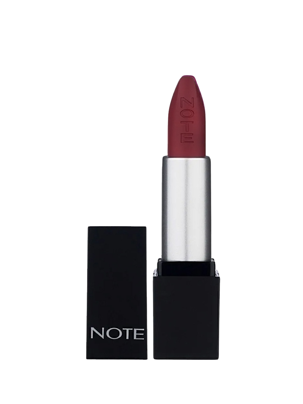 Note Cosmetique Mattever Lipstick Yarı Mat Saten Bitişli Ruj 12 Wine Tasting Red - Mor