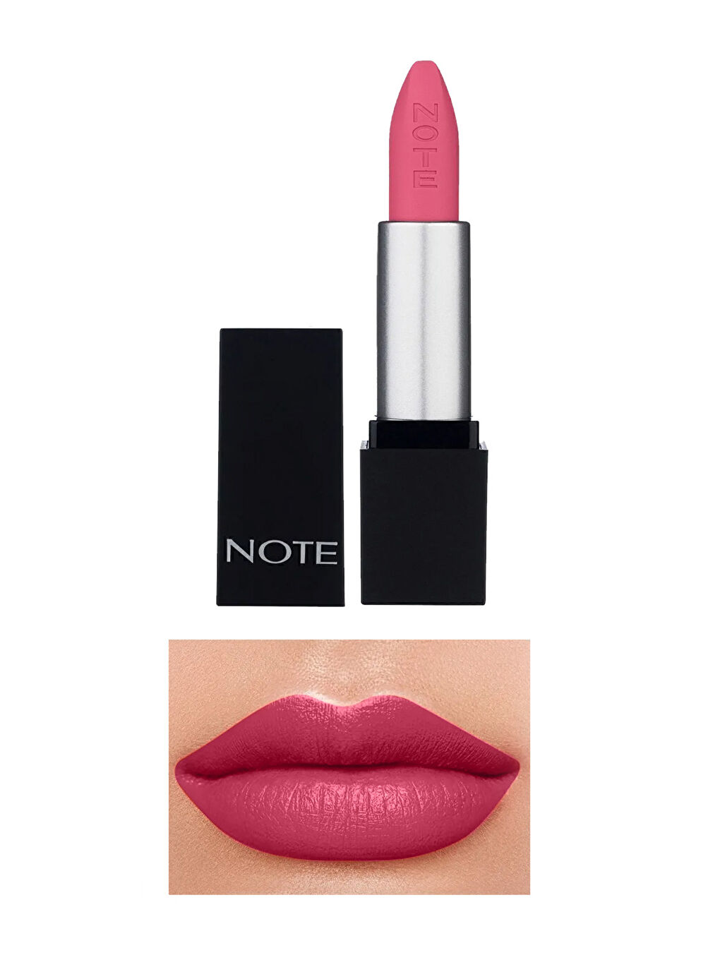 Note Cosmetique Mattever Lipstick Yarı Mat Saten Bitişli Ruj 15 Favorite Pink - Pembe - 1