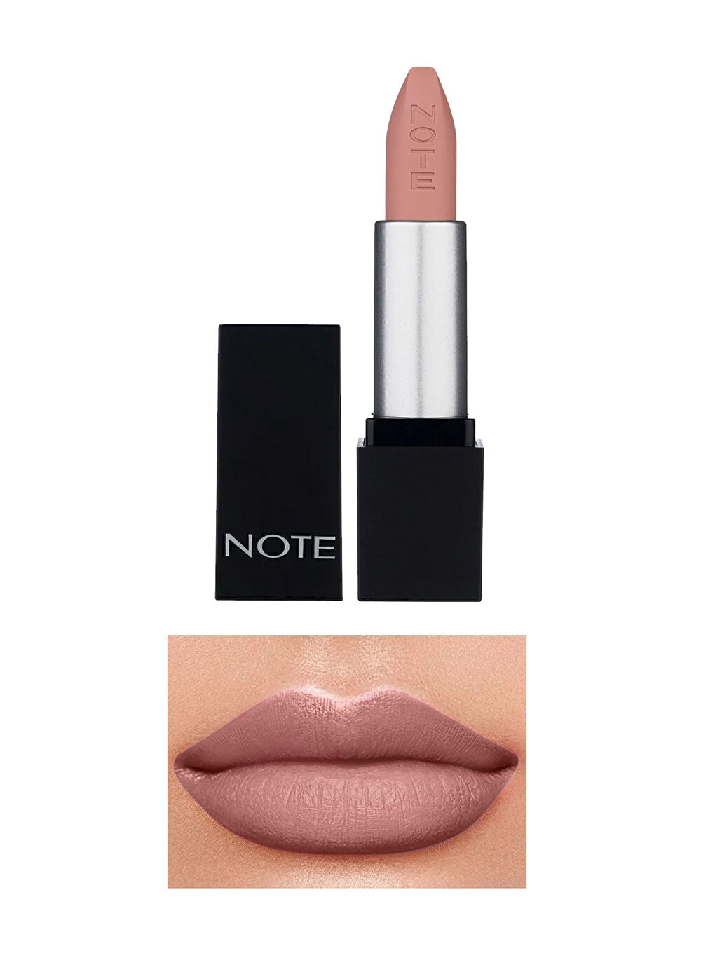 Note Cosmetique Mattever Lipstick Yarı Mat Saten Bitişli Ruj 07 Whisper Talks - Nude - 1