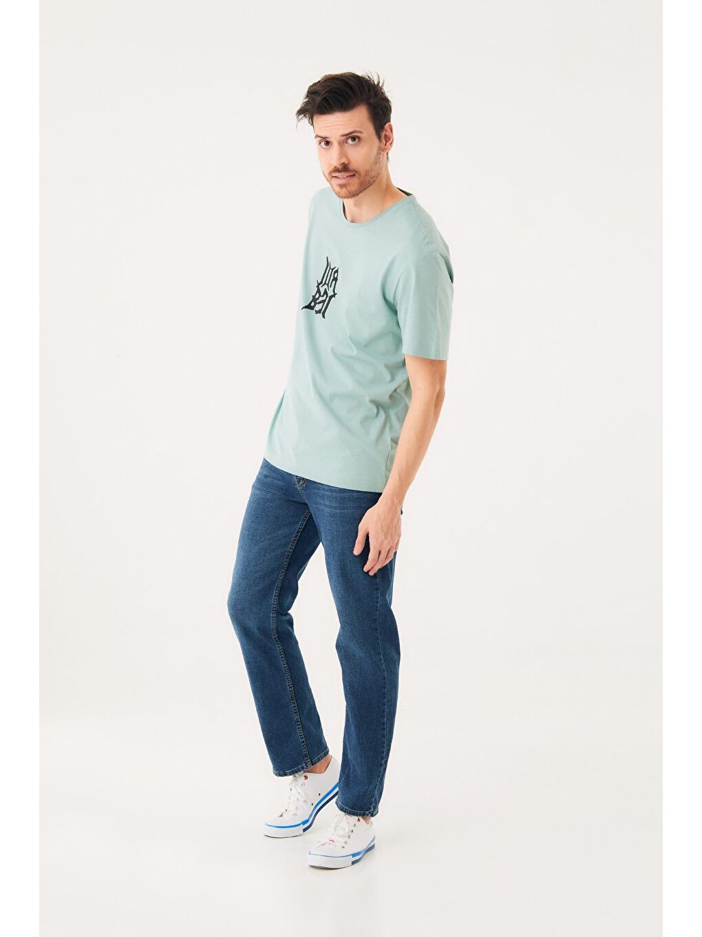 Mavi Carrot Fermuarlı Jean-1