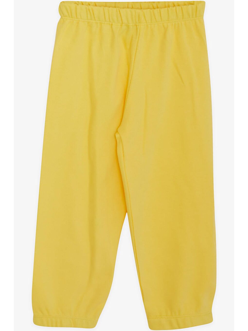 Kız Çocuk Pijama Takımı Renkli Kedicikler Desenli Kahverengi (1-2 Yaş)-3