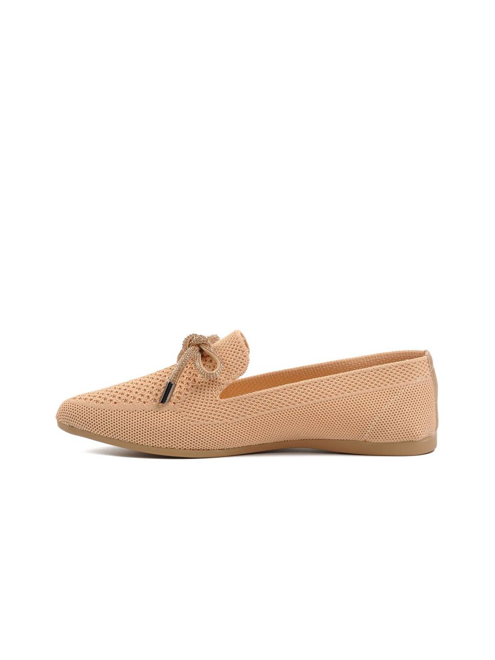 Bej 1461-2 Nut Kadın Babet Ayakkabı-1