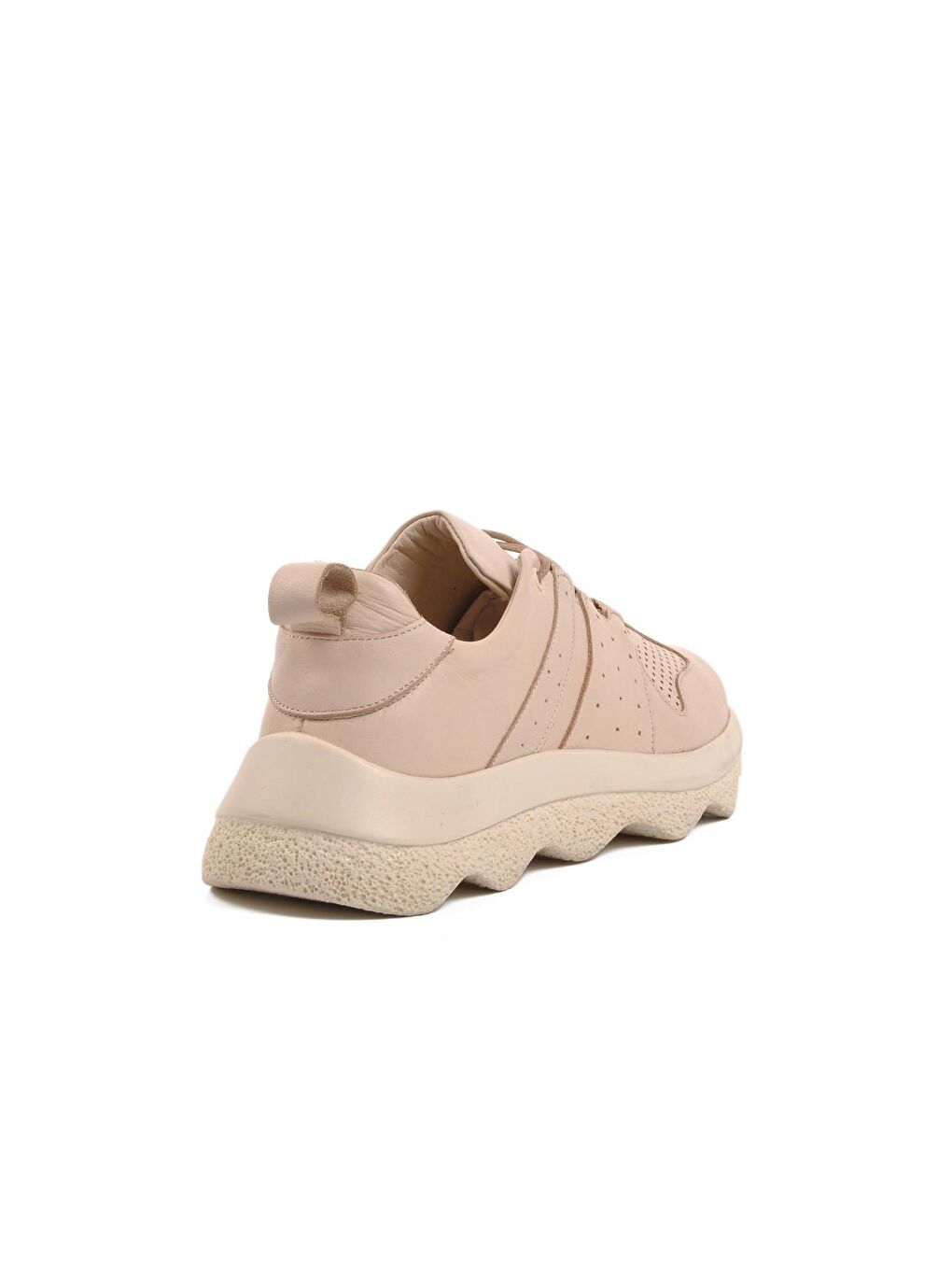 Bej İçi Dışı Hakiki Deri Kadın Sneaker 2314001-3