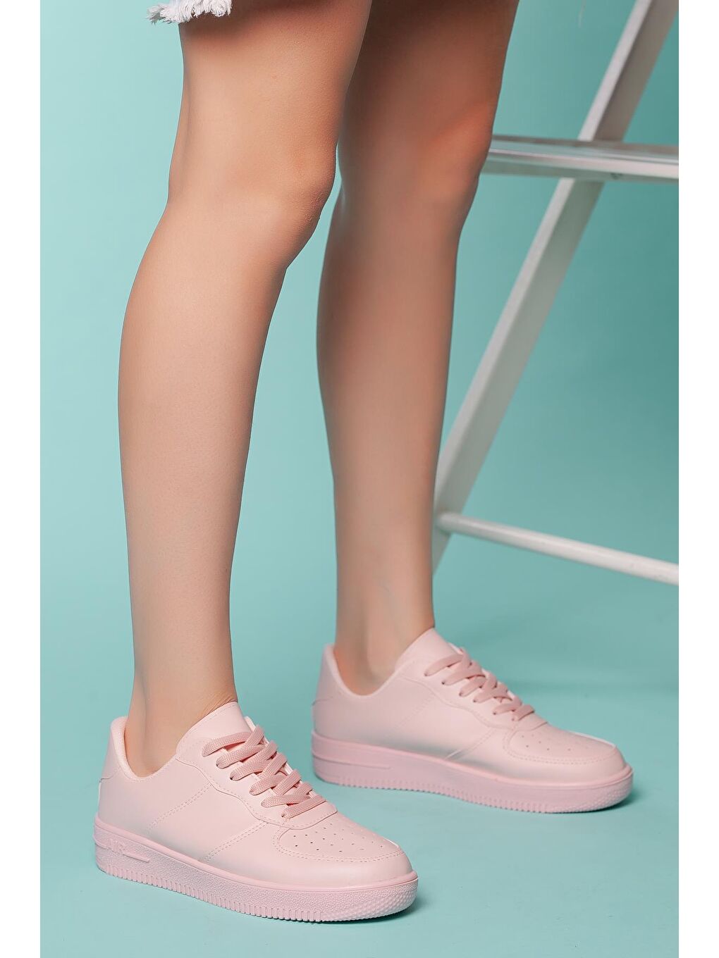 Pembe MGPOGBA Unisex Sneaker Günlük Yürüyüş Spor Ayakkabı