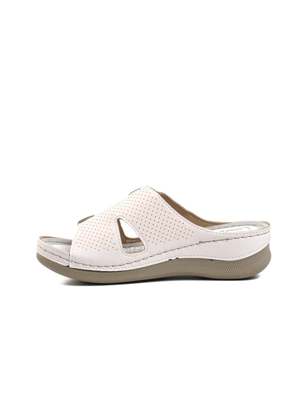 Şile Beyaz Kadın Terlik-1