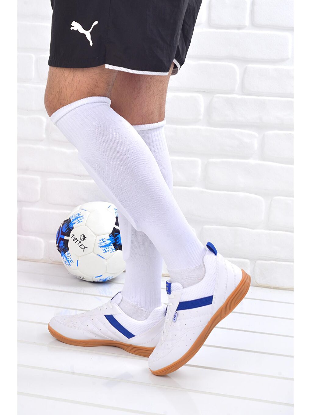 Beyaz Monaco Indoor 01 Hentbol Voleybol Futsal Erkek Spor Ayakkabı