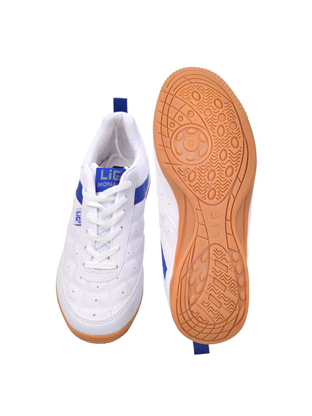 Beyaz Monaco Indoor 01 Hentbol Voleybol Futsal Erkek Spor Ayakkabı-4