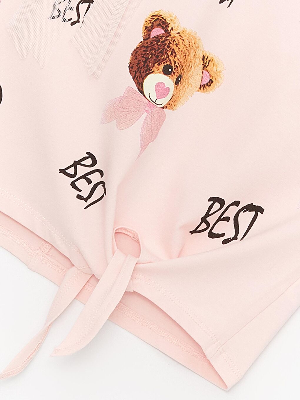 Pembe Kız Çocuk Best Friend Bluz-2