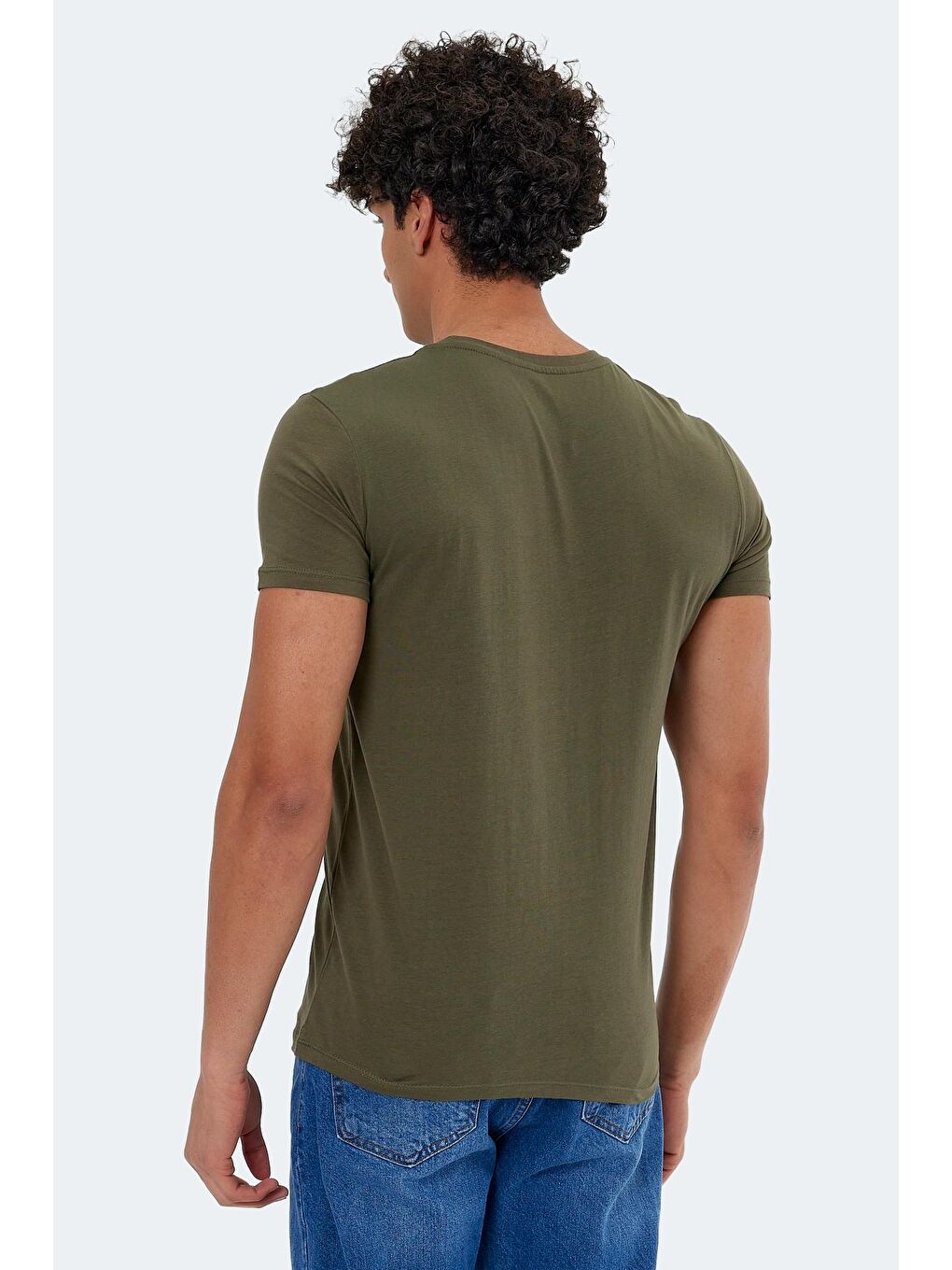 KAREL Erkek Tişört Haki-1