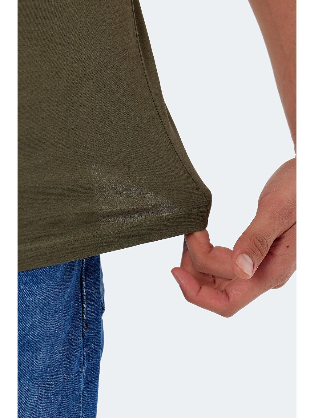 KAREL Erkek Tişört Haki-4