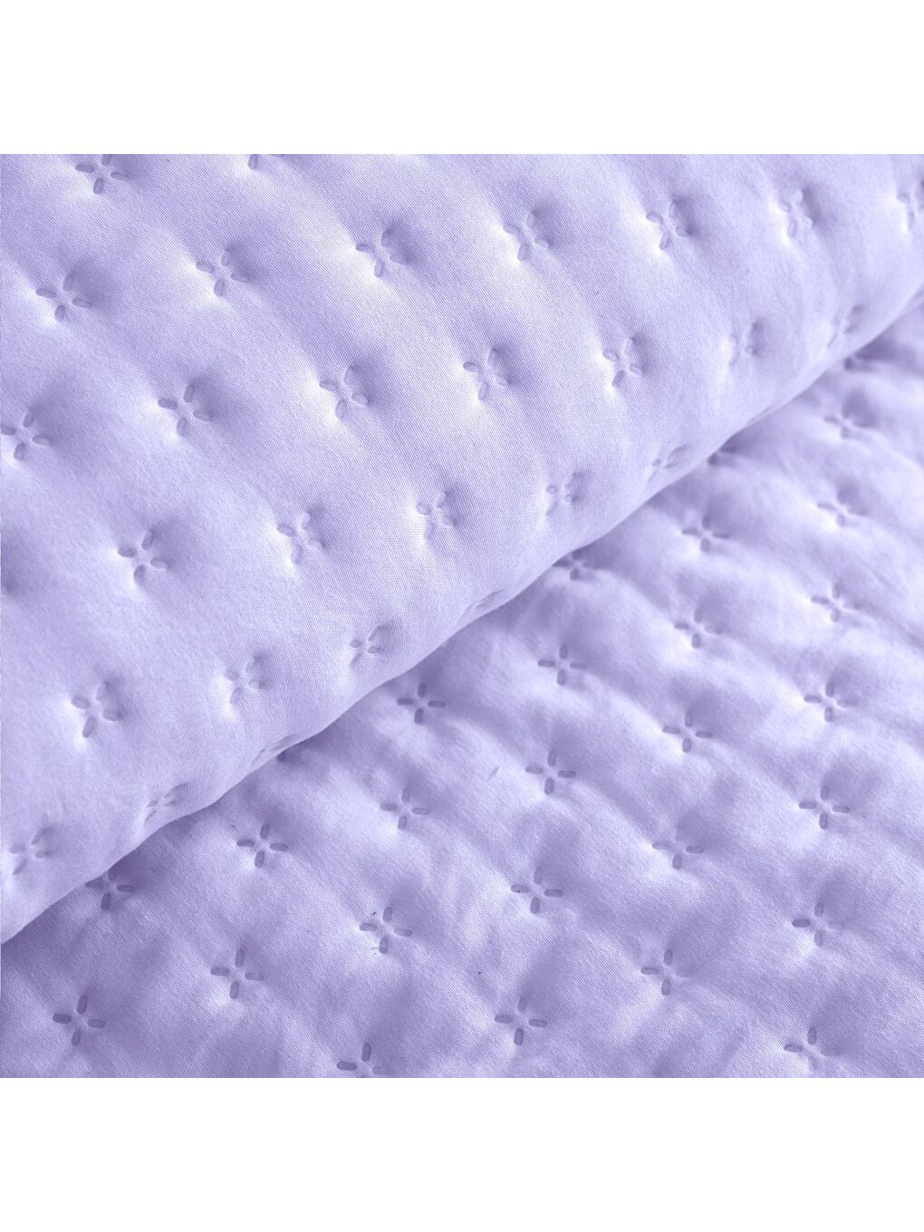 Lacivert Tek Kişilik Yatak Örtüsü Lavanta 160x220Cm-4