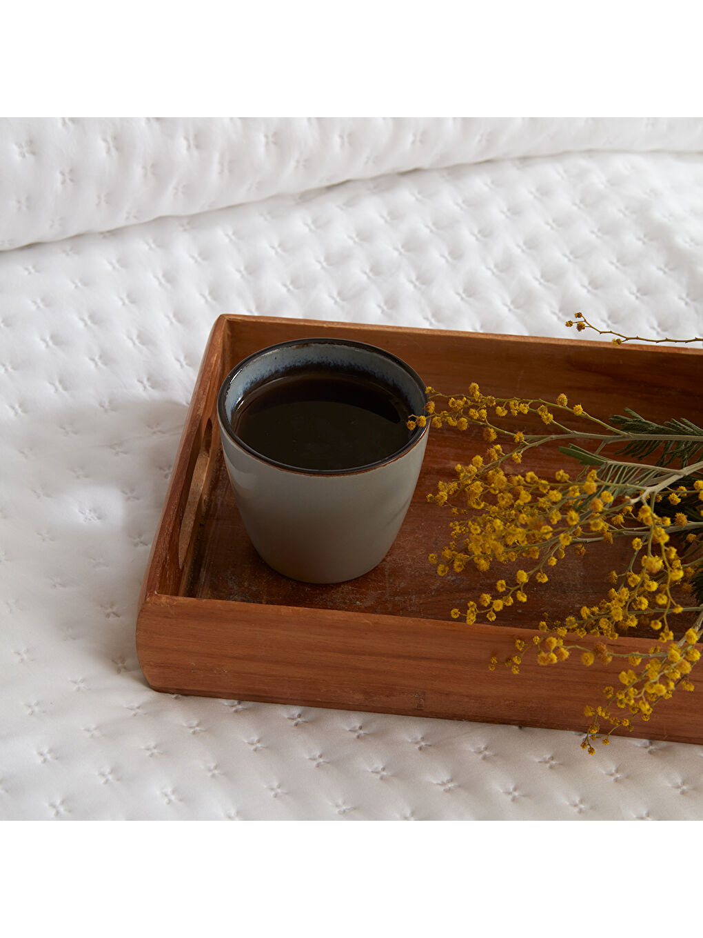 Bedspreado Yıkanmış Mikro Beyaz Yatak Örtüsü Çift Kişilik 200x220-2